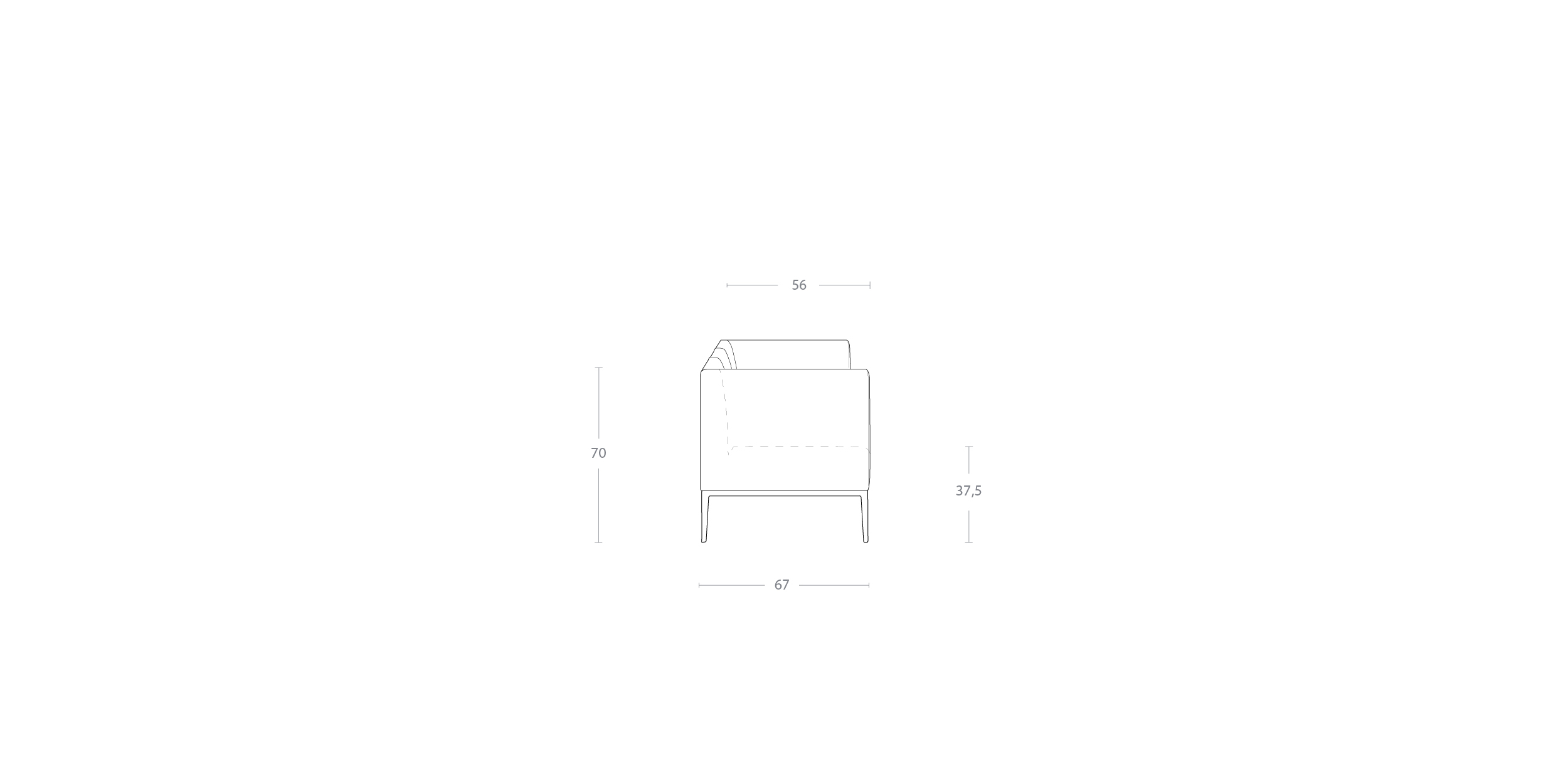 SOFA DAN - 2 LUGARES