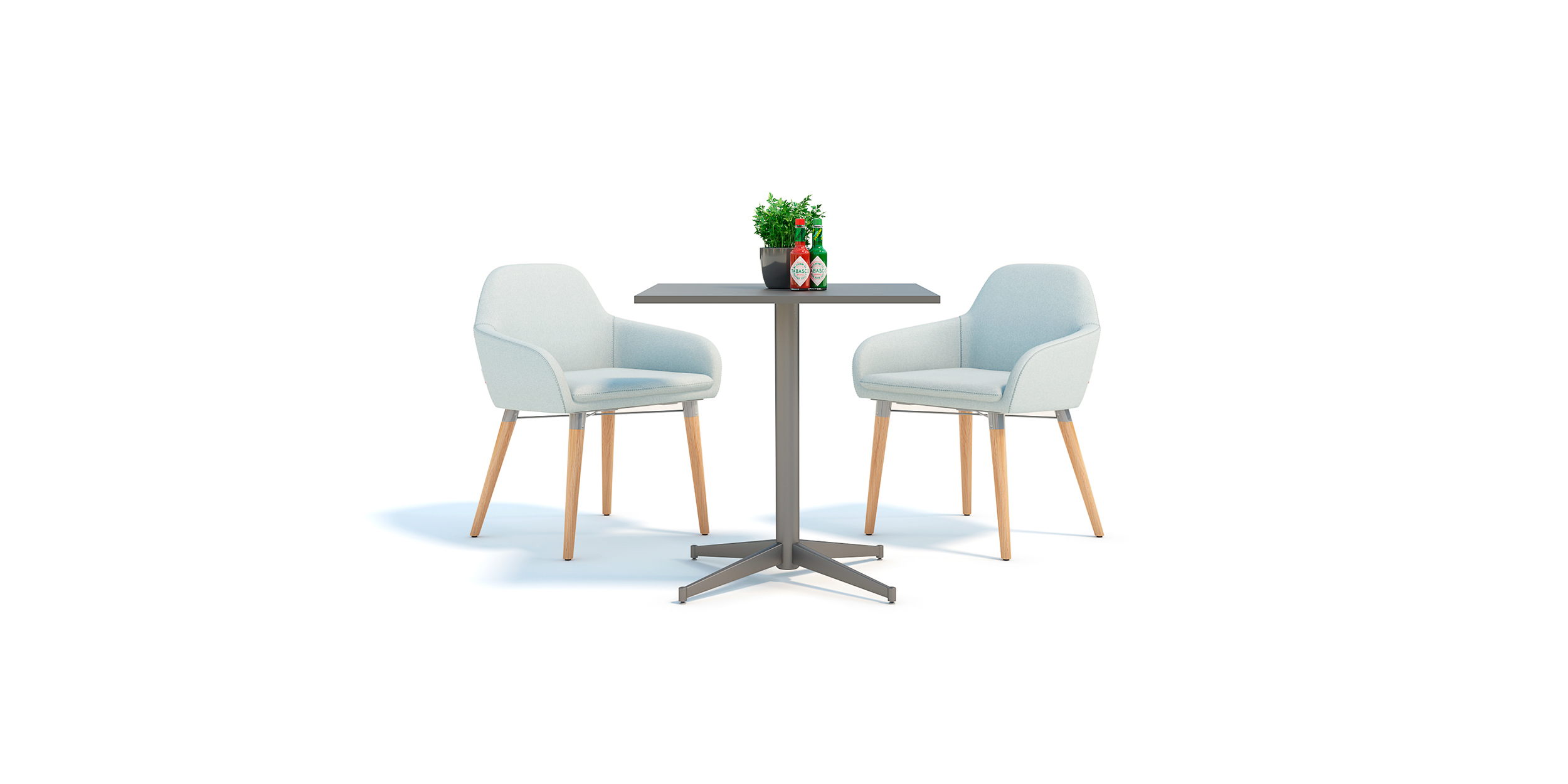 MESA REFEICAO DONNA QUADRADA - P