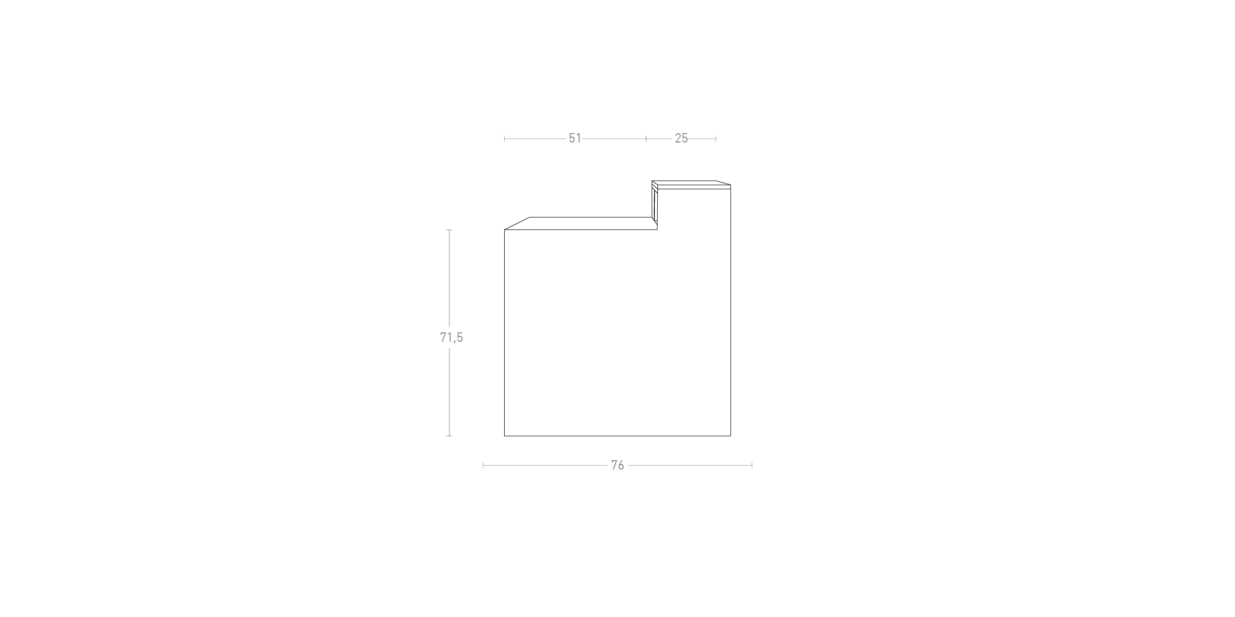 BALCAO D2 MODULAR