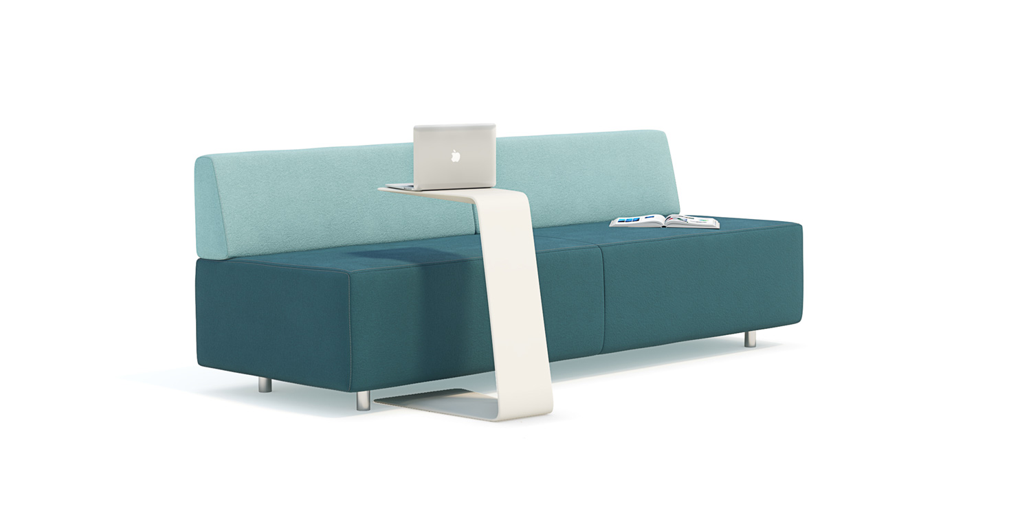 SOFA FIX SEM CARENAGEM - 3 LUGARES