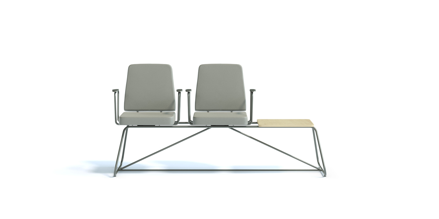 LONGARINA GAL - 2 LUGARES COM MESA
