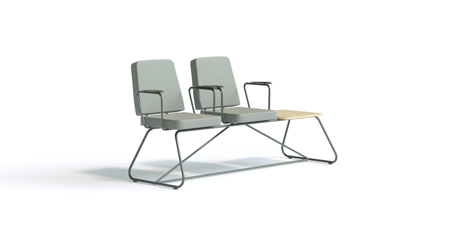 LONGARINA GAL - 2 LUGARES COM MESA