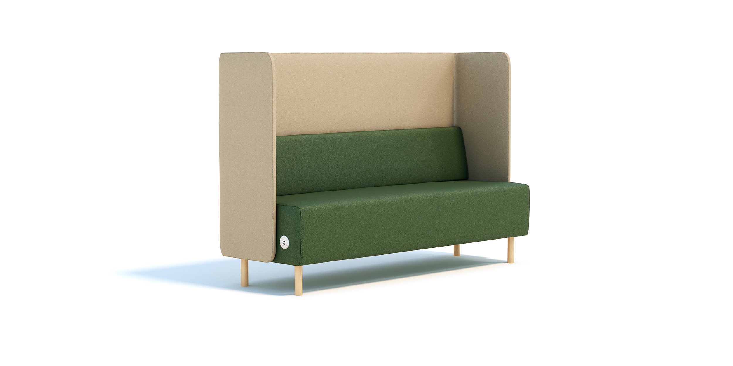 SOFA FIX LIGHT COM CARENAGEM - 3 LUGARES